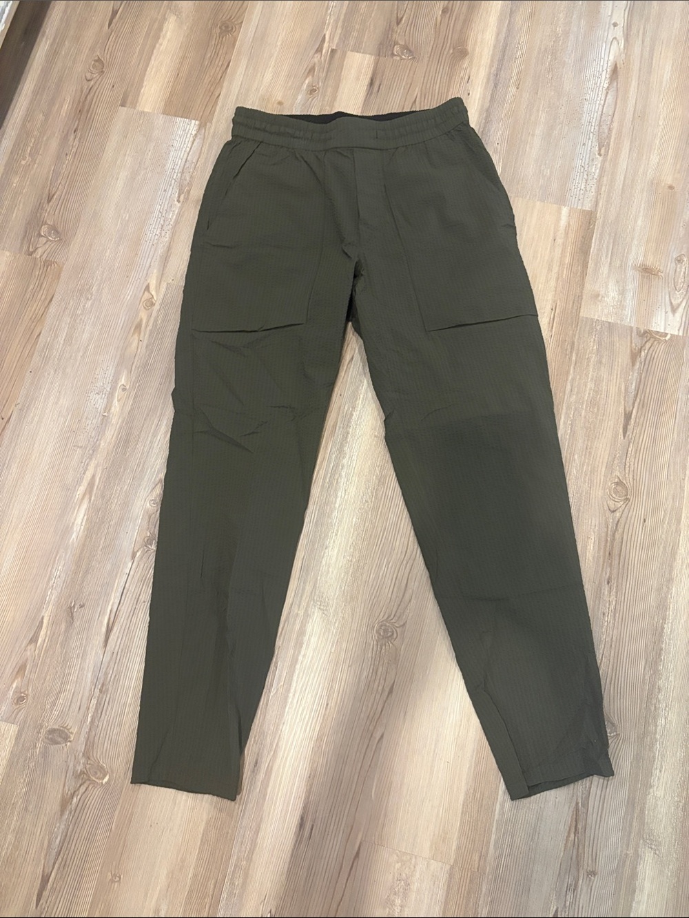 lululemon athletica Olive Green Cropped jogger Cargo Pants